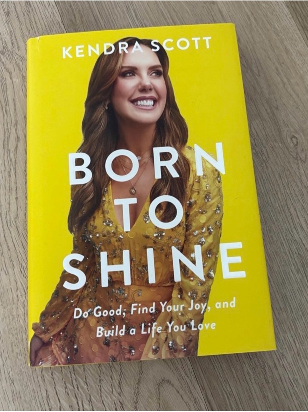 Kendra Scott Bright Yellow 'Born to Shine' Hardcover